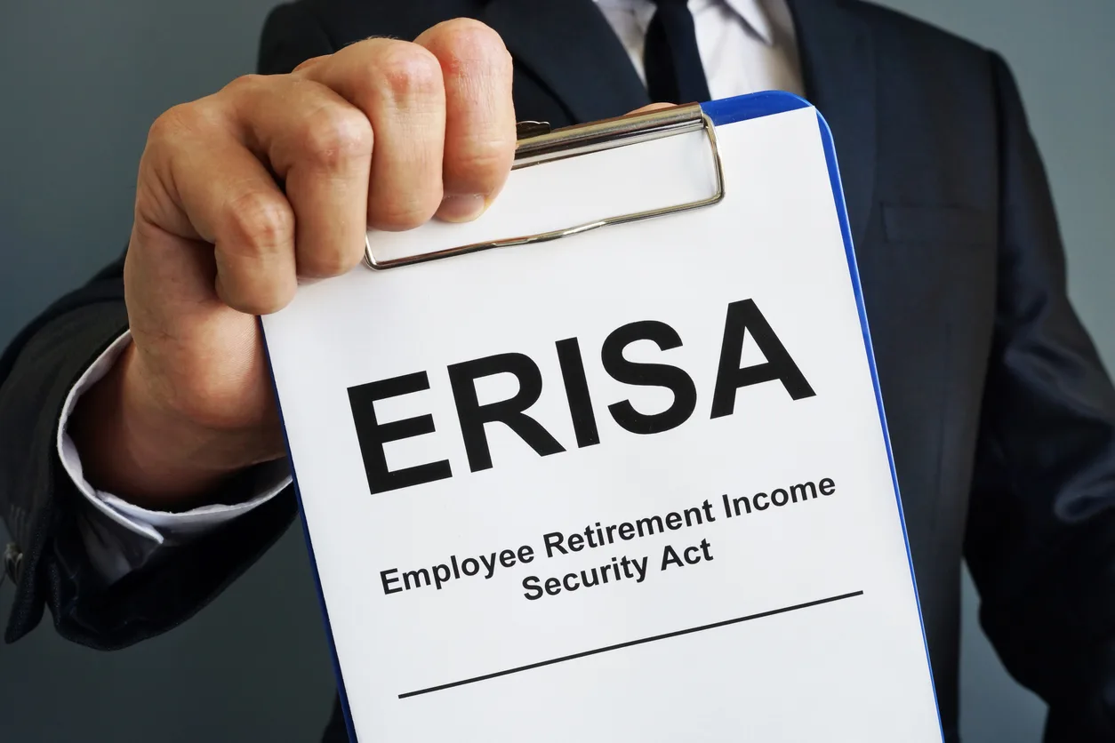 Professional business scene — Compliance Erisa Regulation — benefits administration context